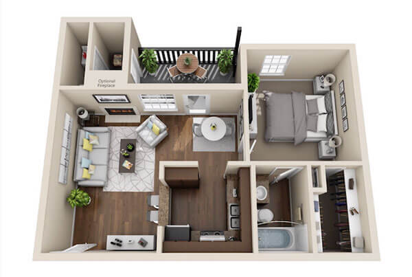 Floor Plans | Woodford Estates Apartments | Charlotte, North Carolina